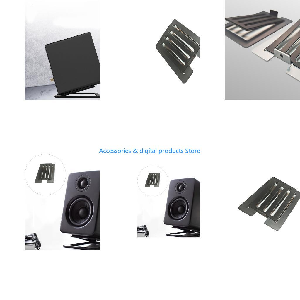 Speaker Desk Setup - 77JD 인체공학적 틸트 각도 스피커 스탠드