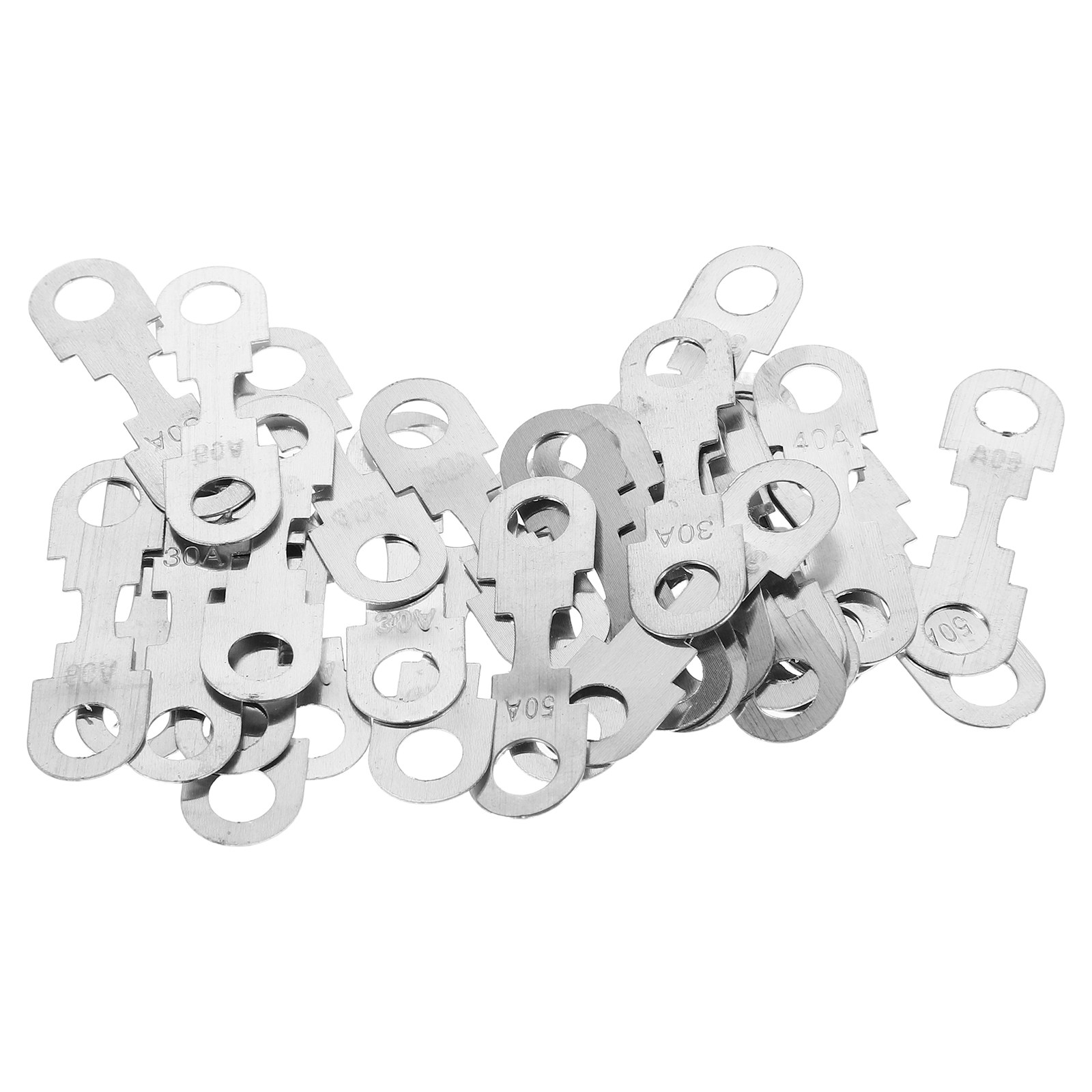 Power Strip Flat - 30Pcs 자동차 퓨즈 스트립 플랫 금속