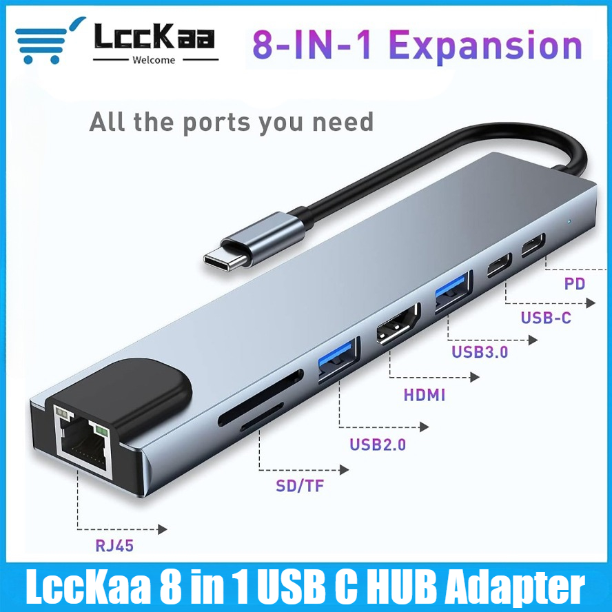 Desk Setup Usb Hub - USB C 허브 8/7 in 1