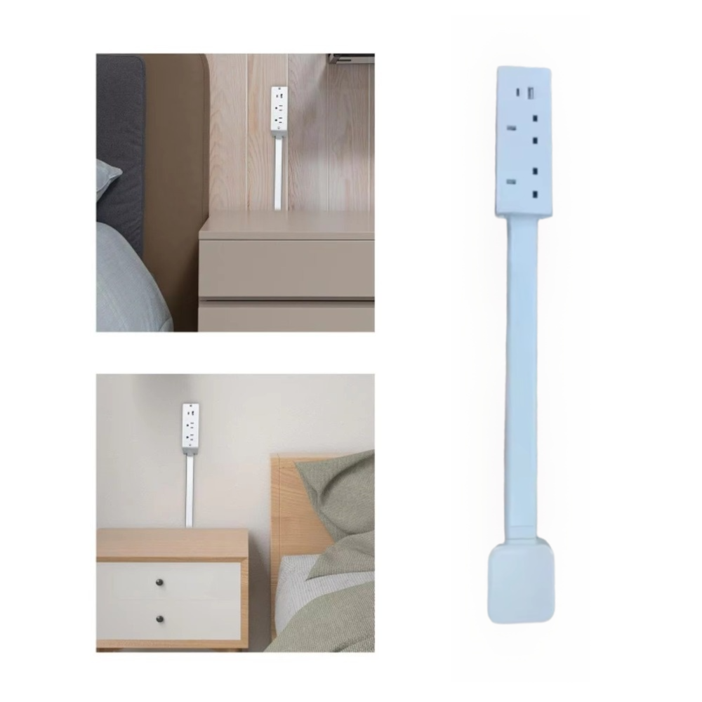 Power Strip Flat - 180도 회전 ° 전기 콘센트 확장기