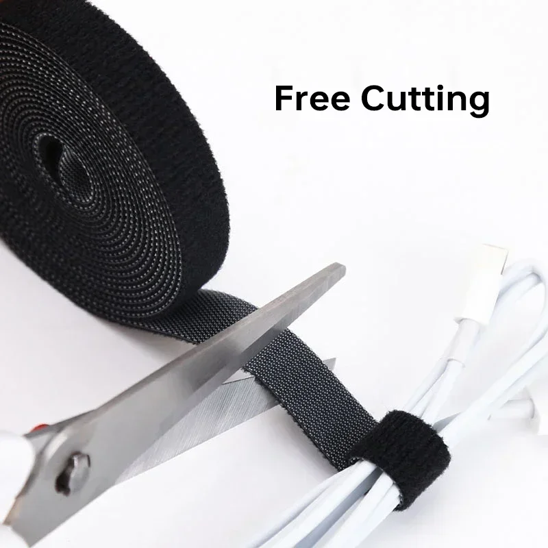 2/5M/롤 12mm 폭 케이블 정리기 USB 케이블  - Cable Velcro Strap 리뷰 및 가격