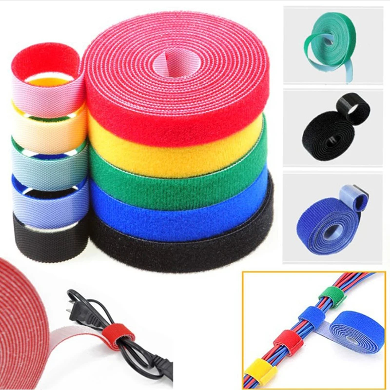 1/2/3pcs 재사용 가능한 5M 케이블 정리기 와이 - Cable Velcro Strap 리뷰 및 가격