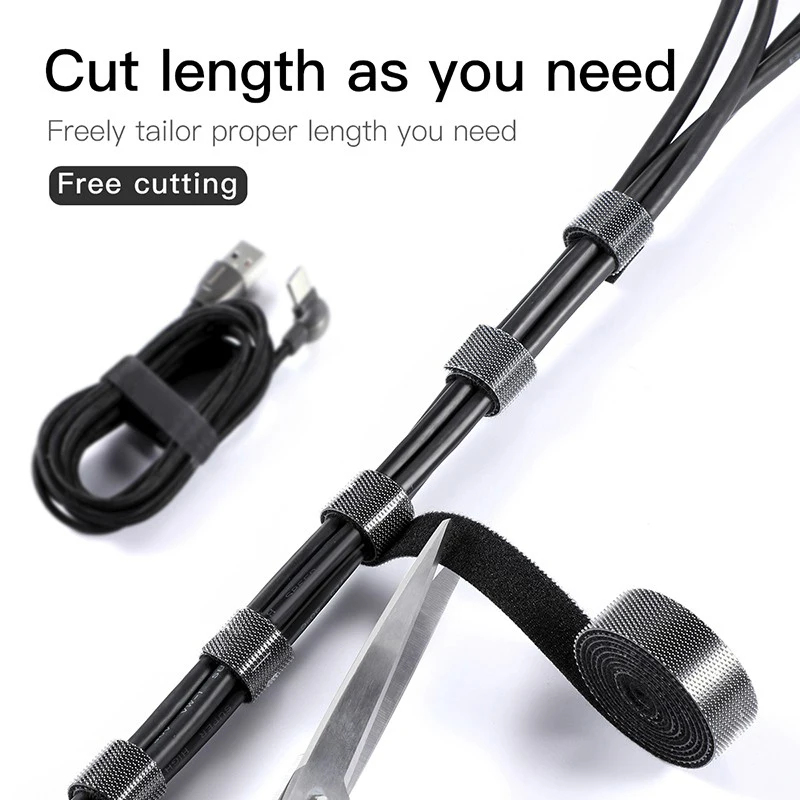 1/2/3pcs 재사용 가능한 5M 케이블 정리기 와이 - Cable Velcro Strap 리뷰 및 가격