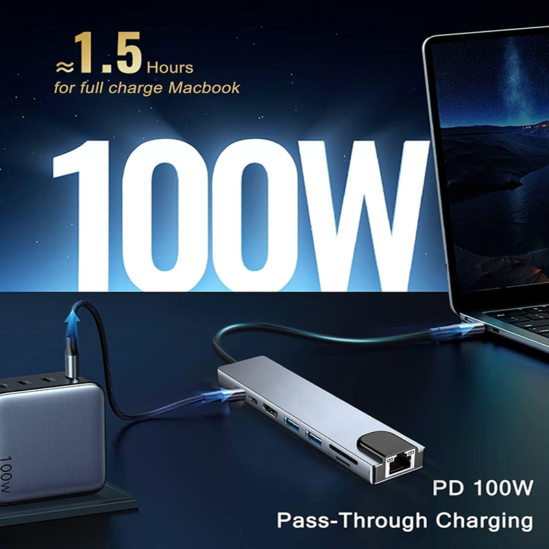 MacBook Pro USB 어댑터용 8 In 1 US - Desk Setup Usb Hub 리뷰 및 가격