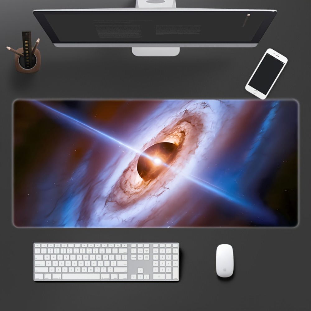 행성 패턴 디자인, 미끄럼 방지 고무 바닥, 세척 가능 - Desk Setup Art 리뷰 및 가격