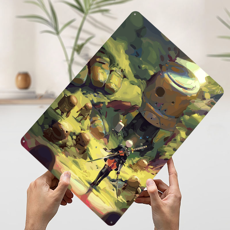 Nier Automata: 2B in Forest 금속 - Desk Setup Poster 리뷰 및 가격