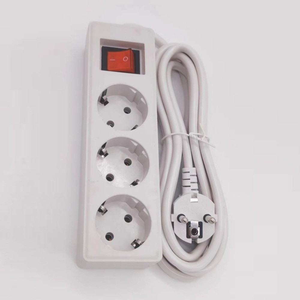 휴대용 3/4/5 소켓 EU 전원 스트립 ON/OFF  - Power Strip Flat 리뷰 및 가격