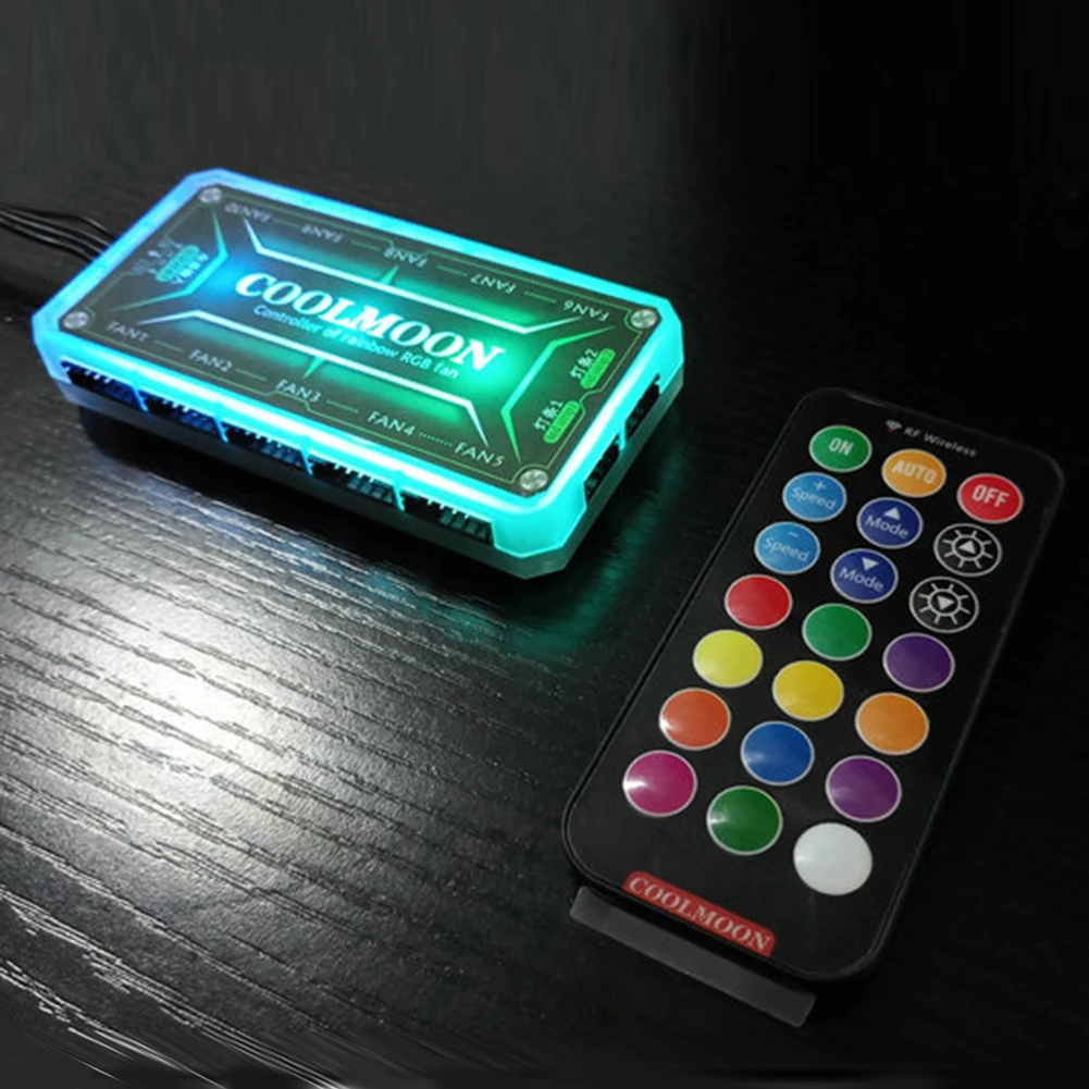 COOLMOON ARGB 컨트롤러, ARGB 냉각 선풍 - Desk Setup Usb Hub 리뷰 및 가격