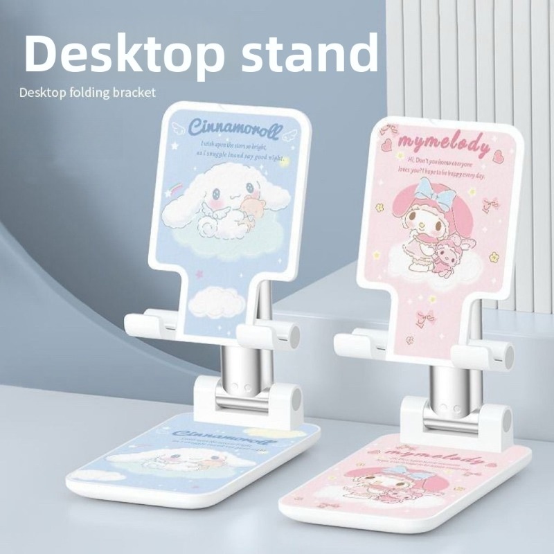 패션 시나모롤 패턴 폰 홀더 귀여운 만화 프린트 접이식 - Desk Setup Kit 리뷰 및 가격