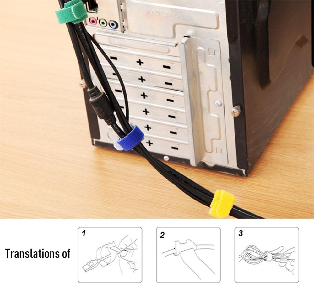 50pcs 12*150-300mm T 형 벨크로 케이블 - Cable Velcro Strap 리뷰 및 가격