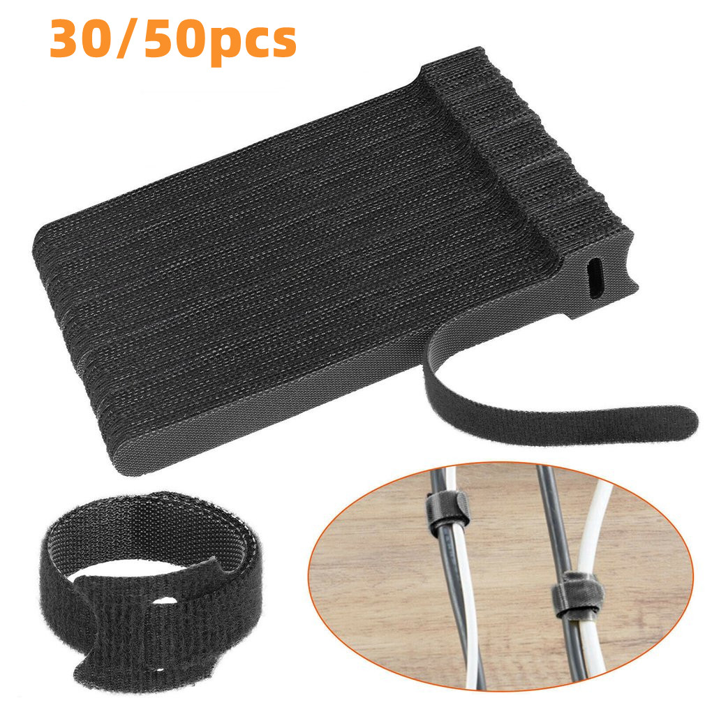 케이블용 벨크로 테이프, 재사용 가능한 고리형 스트랩, - Cable Velcro Strap 리뷰 및 가격