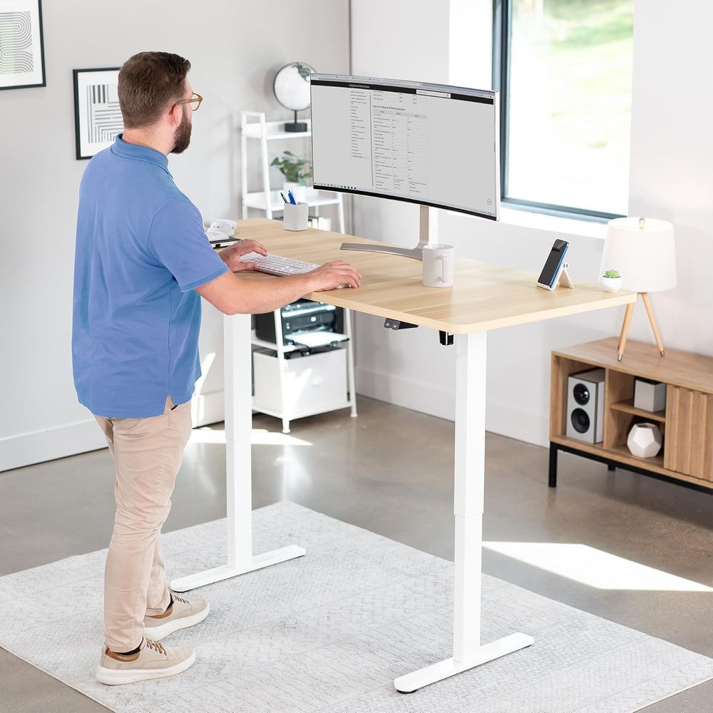 전동식 71 x 30인치 스탠드업 책상, 높이 조절 가 - Desk Setup Kit 리뷰 및 가격