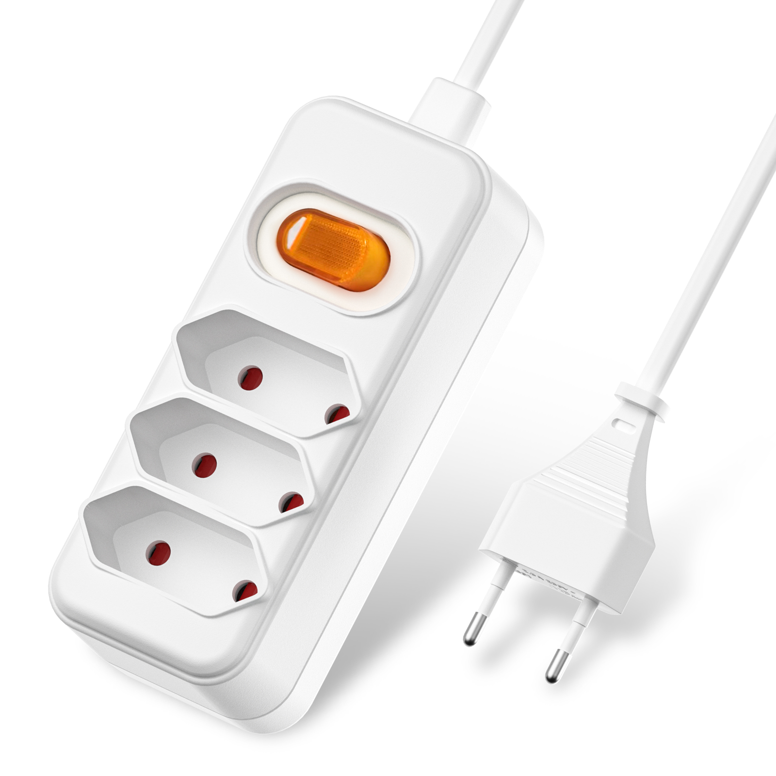 유럽 ​​EU 2 프롱 전원 소켓(2M 연장 케이블 포 - Power Strip Flat 리뷰 및 가격