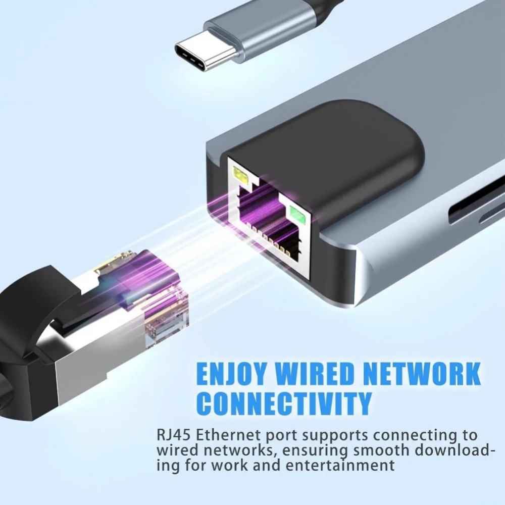 USB C 허브 8/7 in 1 4K HDMI 어댑터  - Desk Setup Usb Hub 리뷰 및 가격
