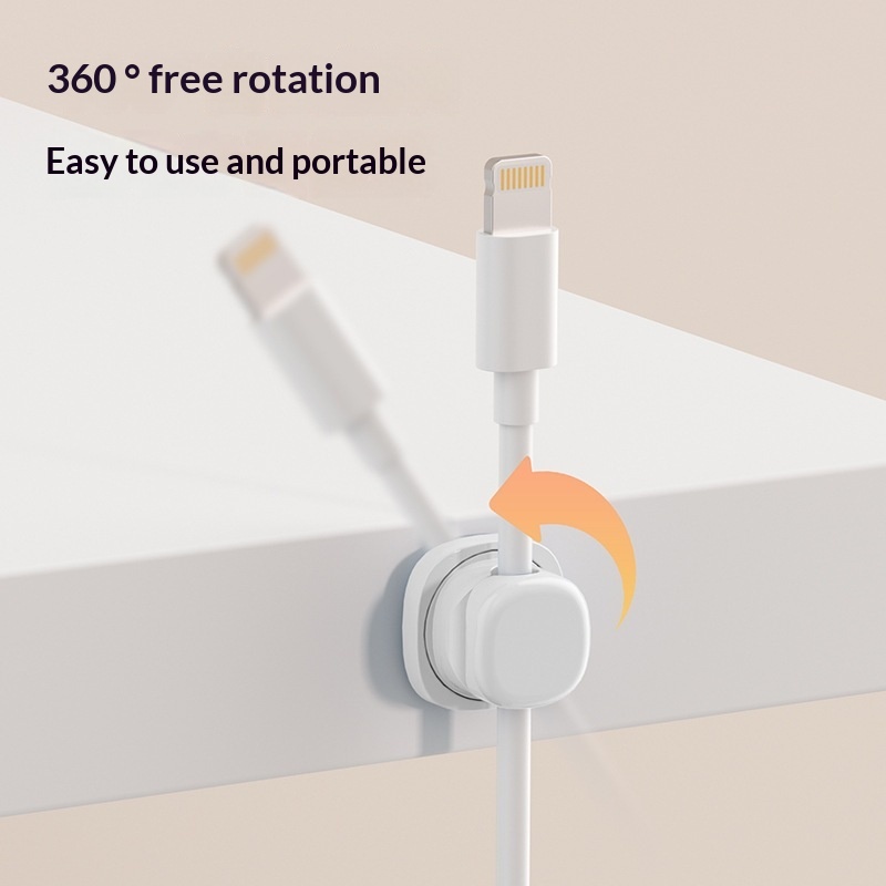 6Pcs 멀티 컬러 회전식 케이블 정리기 멀티 와이어  - Desk Setup Usb Hub 리뷰 및 가격
