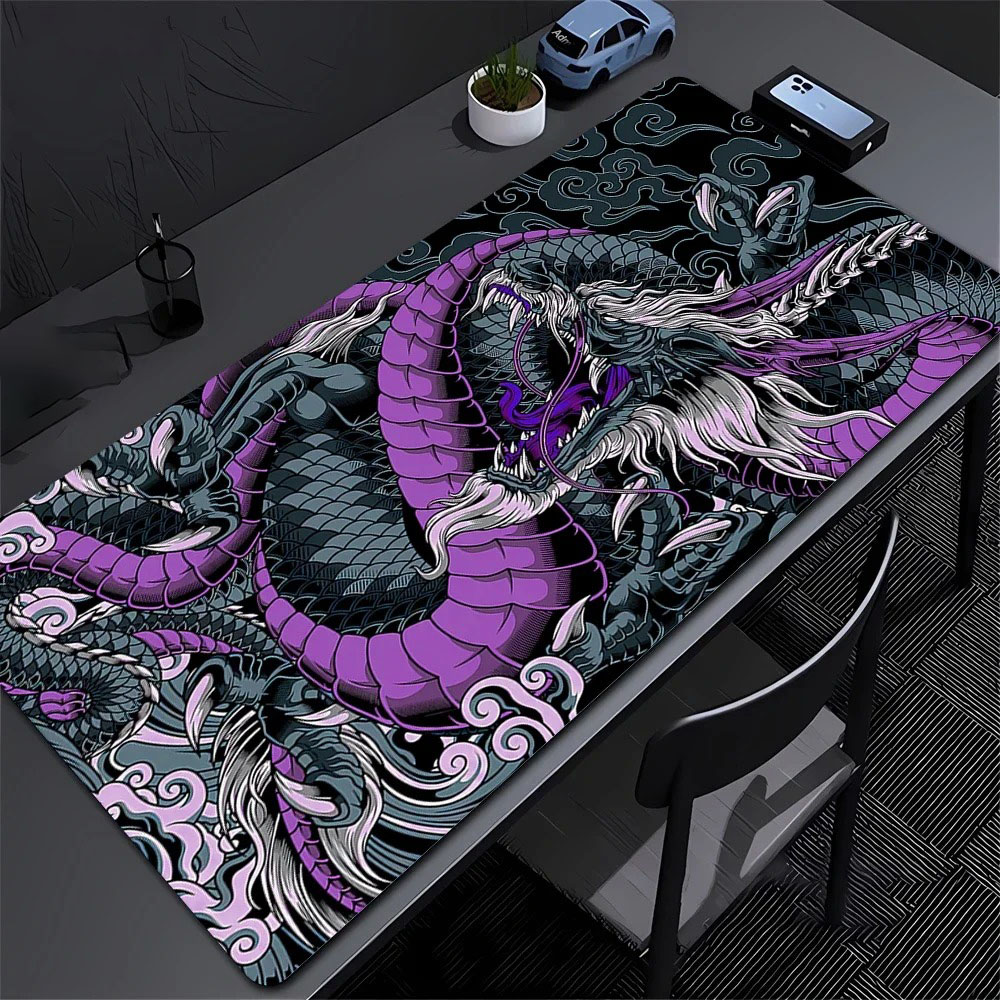 이스턴 드래곤 모란 꽃 데스크 매트 대형 일본 예술 게 - Desk Setup Art 리뷰 및 가격
