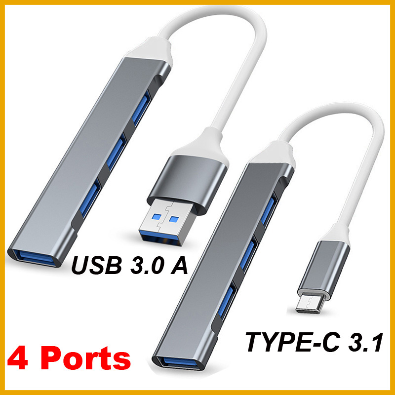 USB 3.0 타입-C 3.1 4포트 USB 허브 OT - Desk Setup Usb Hub 리뷰 및 가격