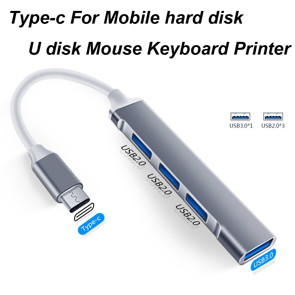 USB 3.0 타입-C 3.1 4포트 USB 허브 OT - Desk Setup Usb Hub 리뷰 및 가격
