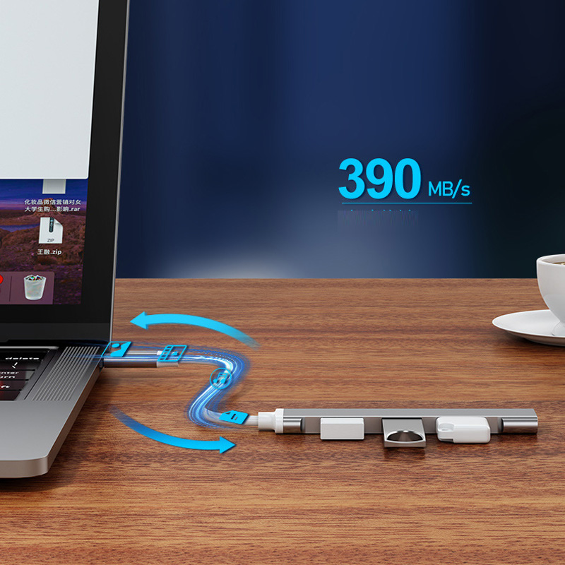 USB 3.0 타입-C 3.1 4포트 USB 허브 OT - Desk Setup Usb Hub 리뷰 및 가격