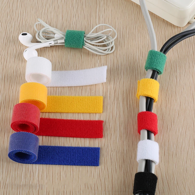 5M DIY 재사용 가능한 나일론 케이블 타이 관리자  - Cable Velcro Strap 리뷰 및 가격
