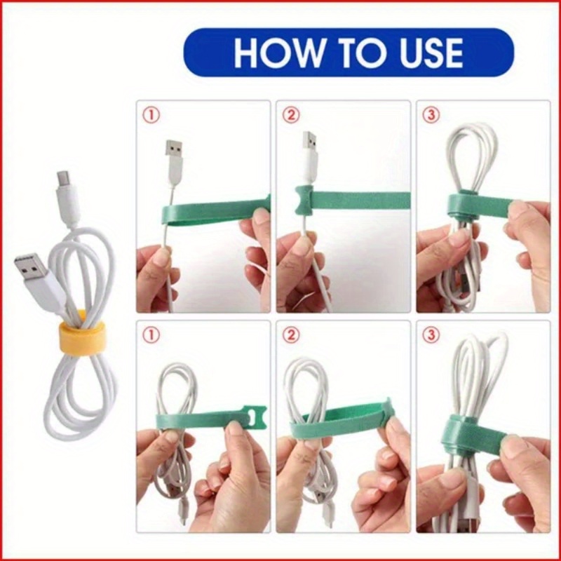 30개 다색 재사용 가능 벨크로 케이블 타이 나일론 셀 - Cable Velcro Strap 리뷰 및 가격