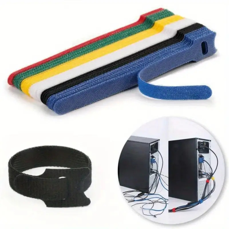 30개 다색 재사용 가능 벨크로 케이블 타이 나일론 셀 - Cable Velcro Strap 리뷰 및 가격