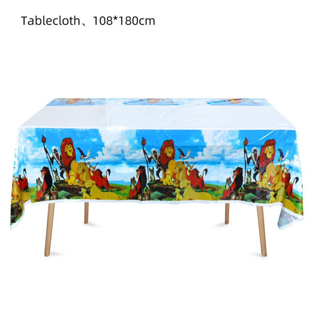 Simba 라이온 킹 식탁보 생일 파티 직사각형 테이블 - Desk Setup Kids 리뷰 및 가격