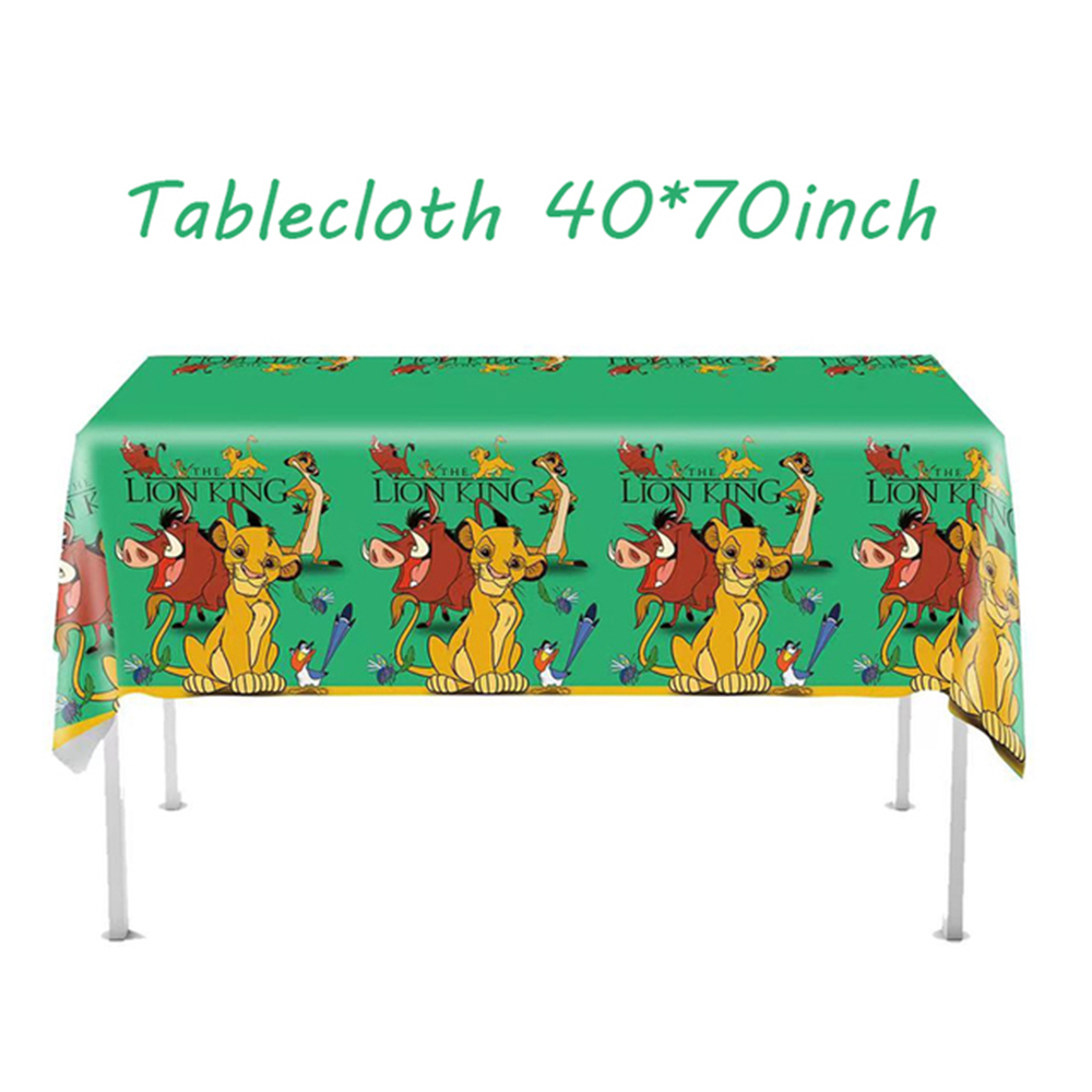 Simba 라이온 킹 식탁보 생일 파티 직사각형 테이블 - Desk Setup Kids 리뷰 및 가격