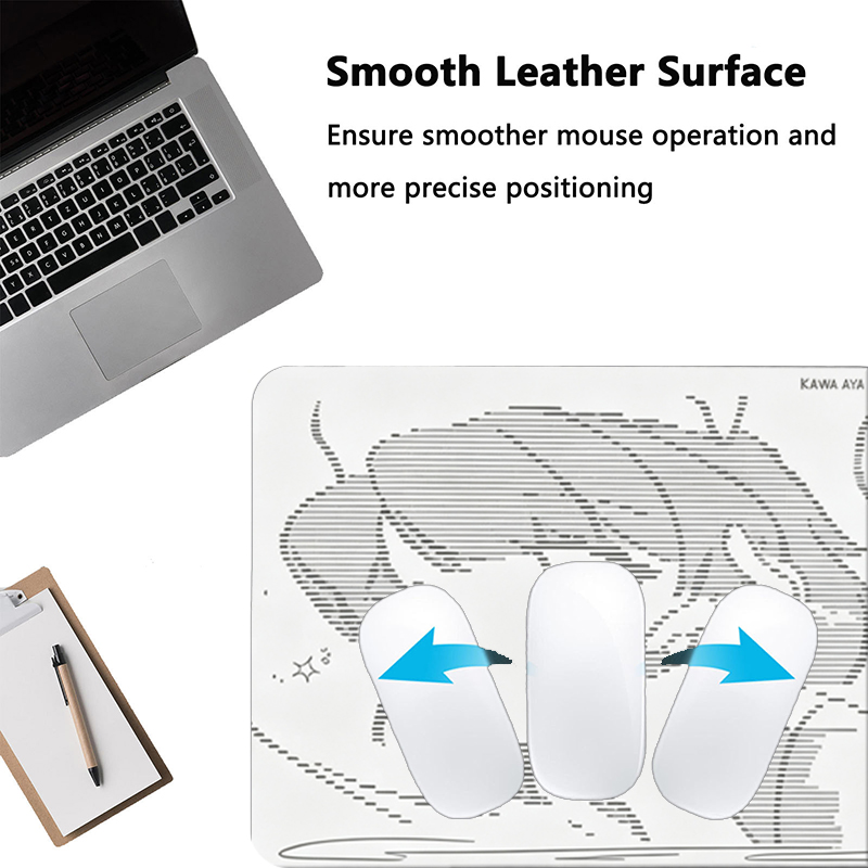 1Pcs 가죽 마우스 패드 애니메이션 엔젤 소녀 Y2k - Desk Setup Kawaii 리뷰 및 가격